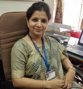 Portrait of Dr. Sapna Prabhu, In-Charge Principal
